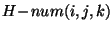 $H\!-\!num(i,j,k)$