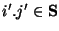 $i'.j' \in
{\bf S}$